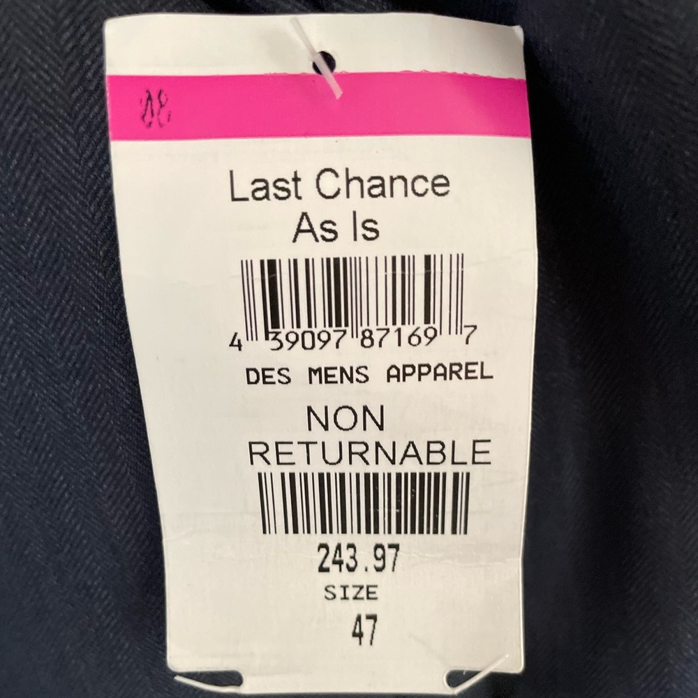 Suit jacket imported fabric